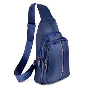 Belt Bag - Men's / Unisex - Sling Bag -Crossbody - Nylon Waterproof- Blue NWT